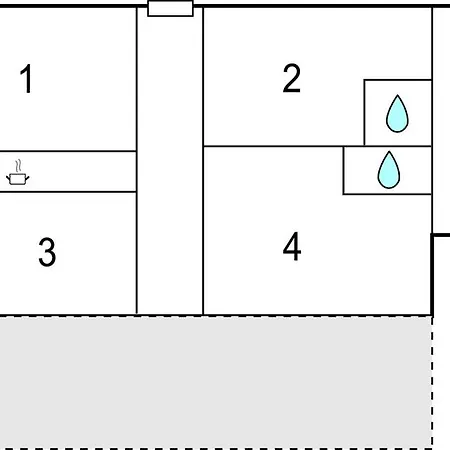 公寓 4 Bedroom Beautiful In 布尔纳